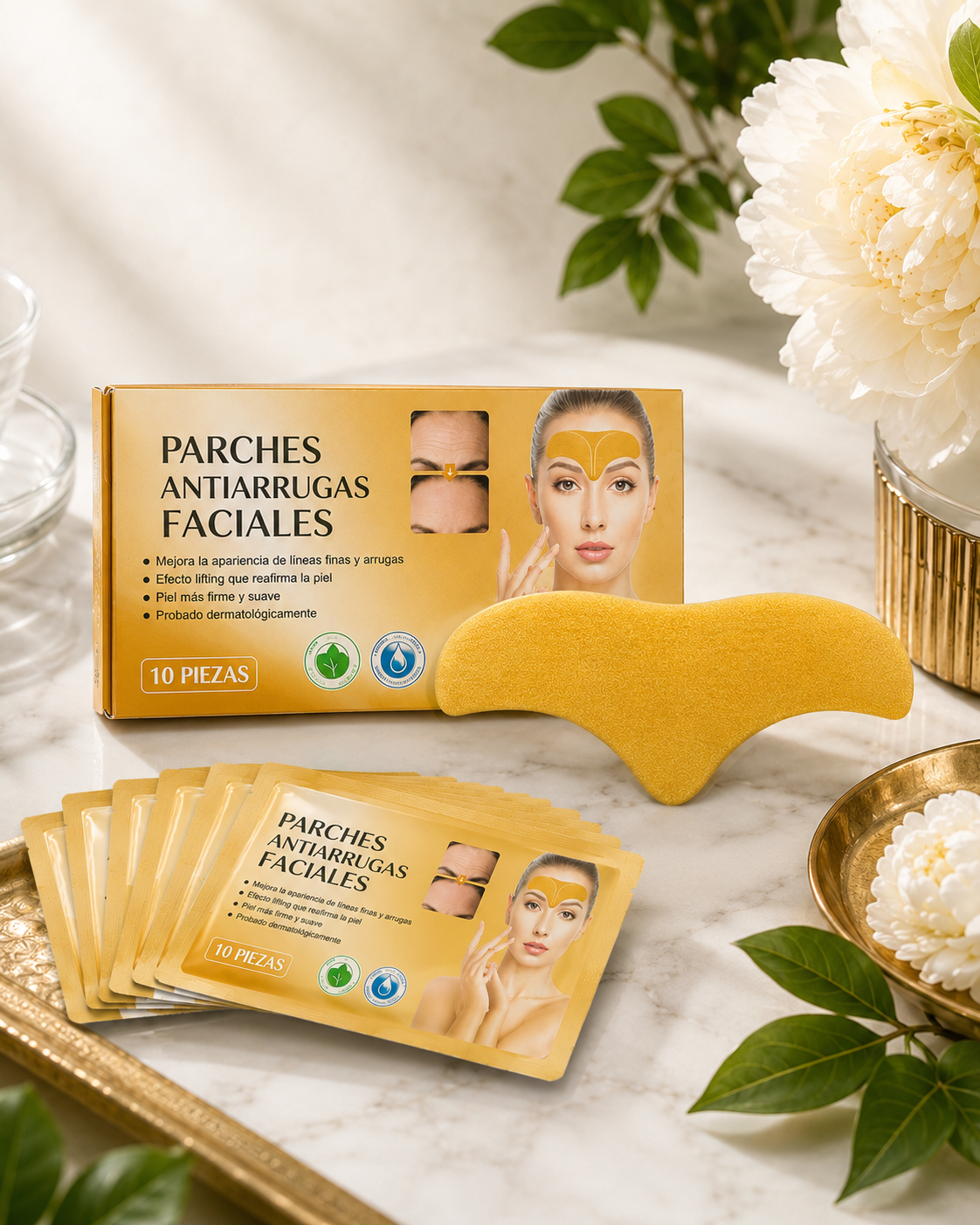 Parches antiarrugas faciales